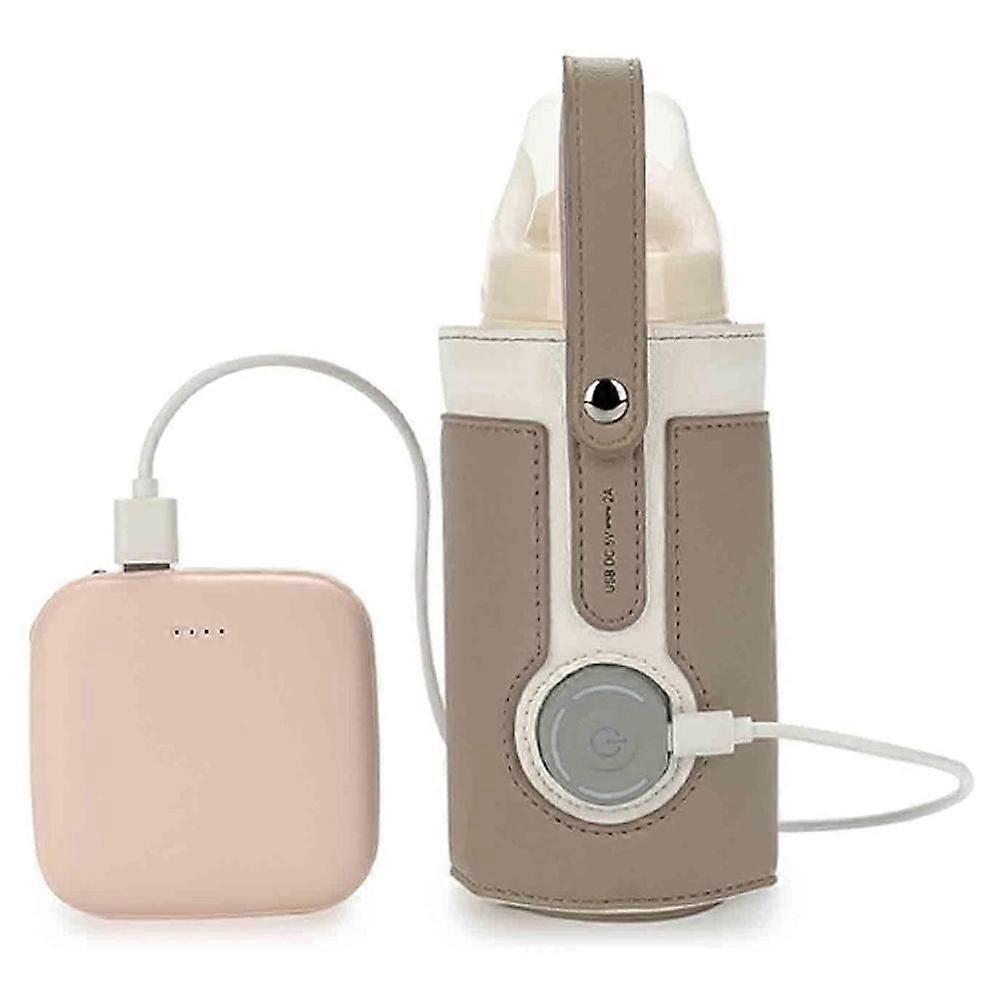 Bottle Warmer Bag 3 Temperature Adjustable Portable Baby Bottle Warmer for Home and on the Go
