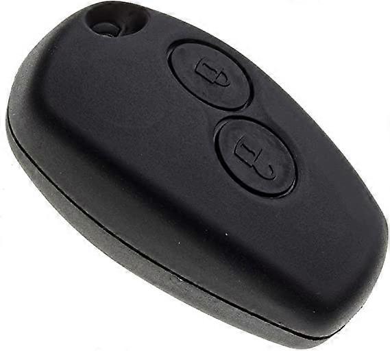 Bladeless Key Shell Compatible with Dacia Logan, Sandero, Duster, Lodgy, Renault Trafic and Opel Vivaro 2 Button Remote Car Flip Key Case
