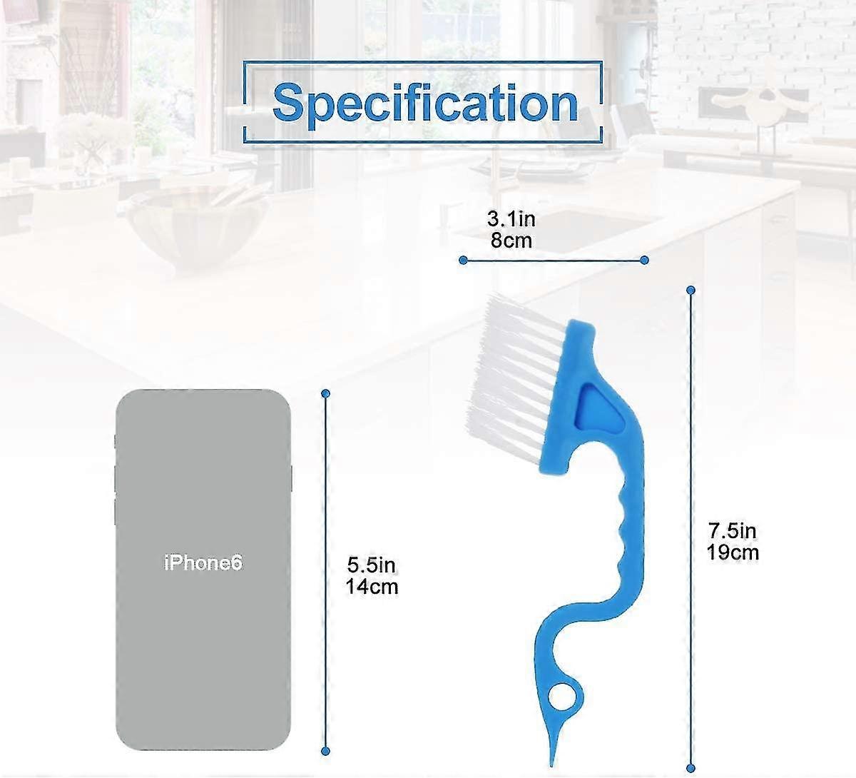 Window Cleaning Supplies,magic Window Cleaning Brush Tools-groove,2pcs