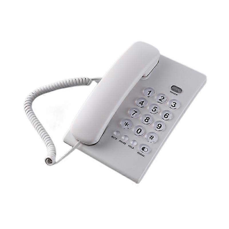 Fixed Telephone Home Corded Landline Corded Desk Phone Caller Wire Telephone