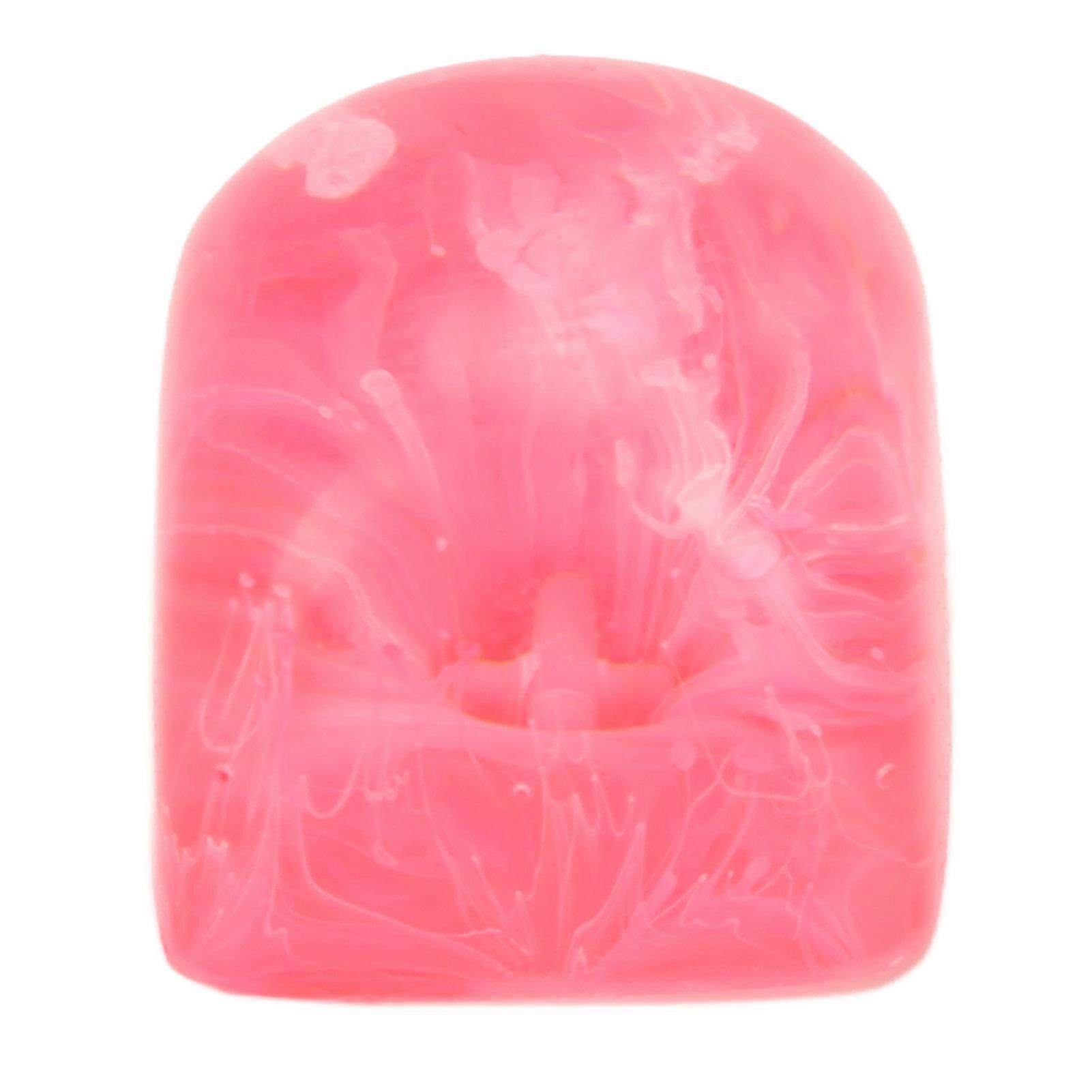 Pink Resin Cherry MX Gaming Keycap Hand Carved Vivid Color Plug and Play Design for Mechanical Keyboard