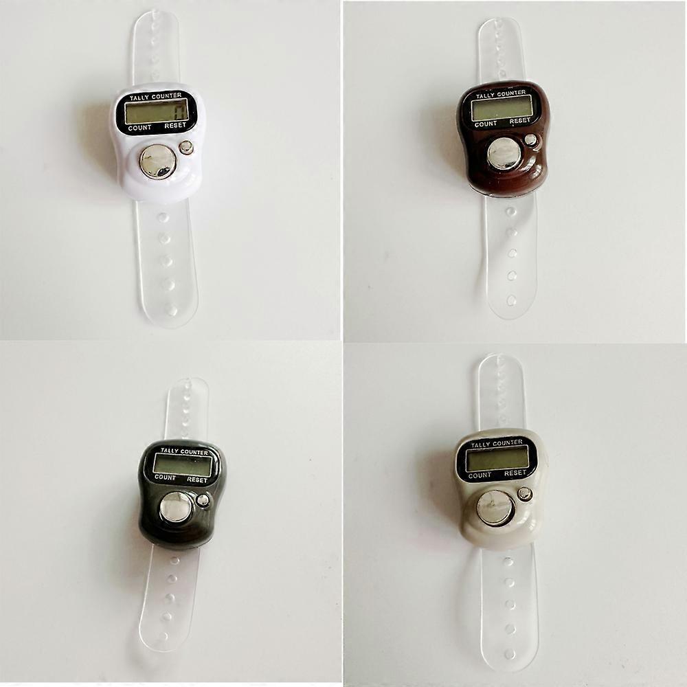 White + brown + black gray + white grayLapCounter Knitting Crochet Stitch Row Tally Counter Knitting Counter