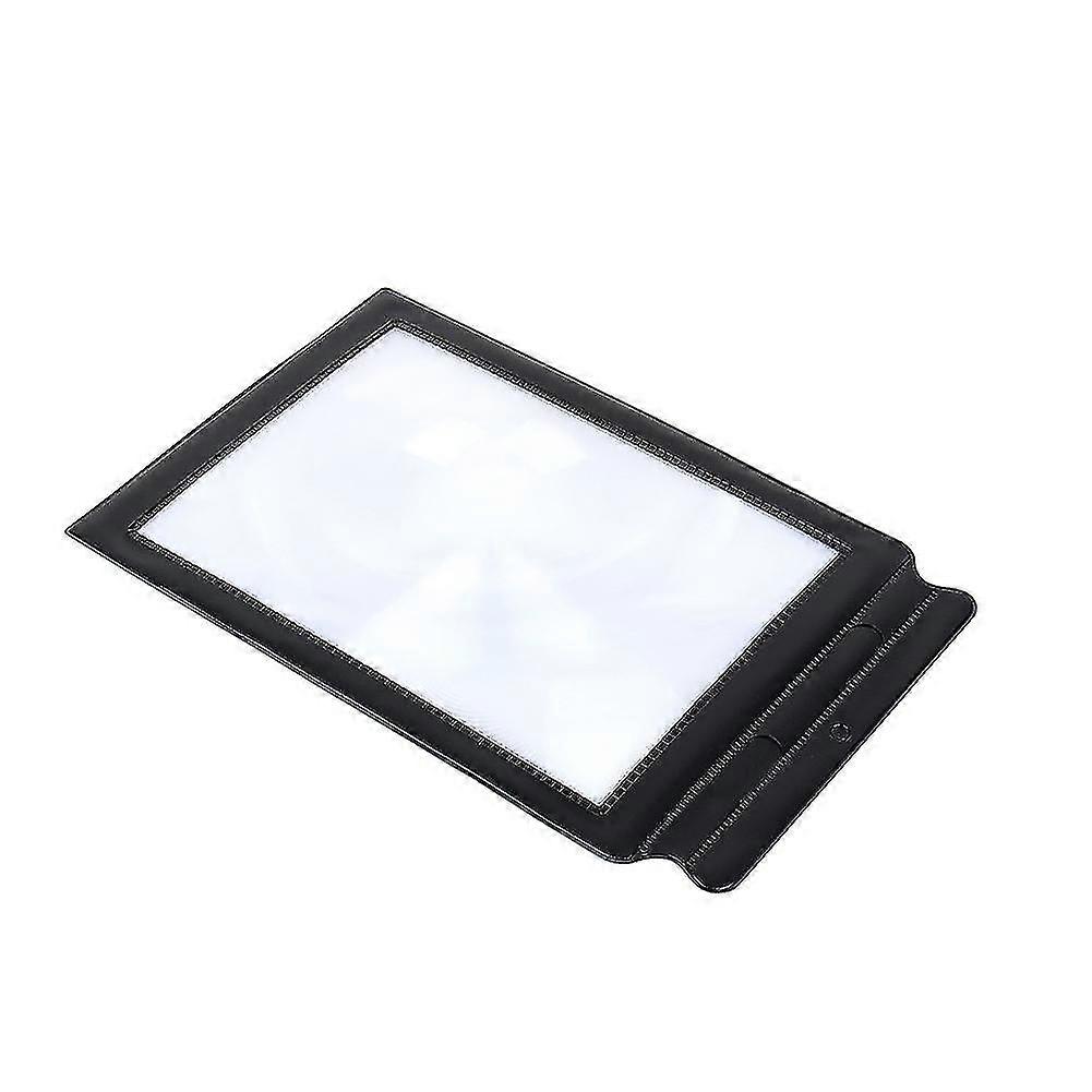 3x Magnifier Sheet - A4 Full Page Large PVC Lens for Book Reading Aid