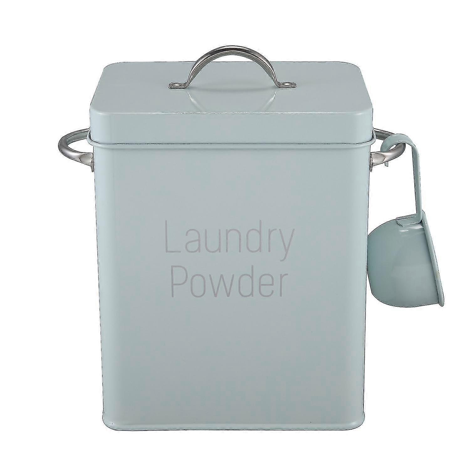5l Beautiful Laundry Boxes Storage With Scoop Green