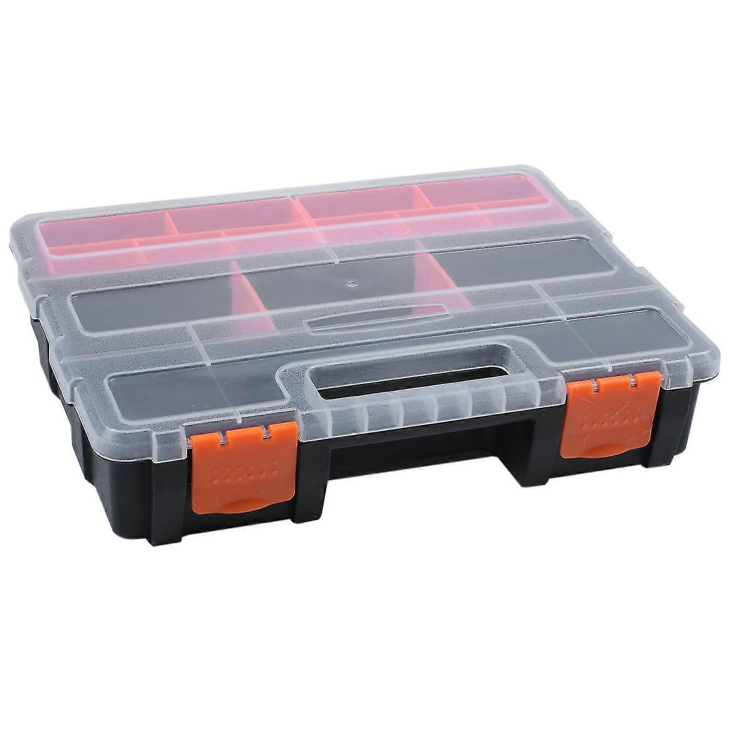 F-290 Portable Plastic Tool Parts Box Screw Storage Box Electronic Component Box Compartment Box Ma