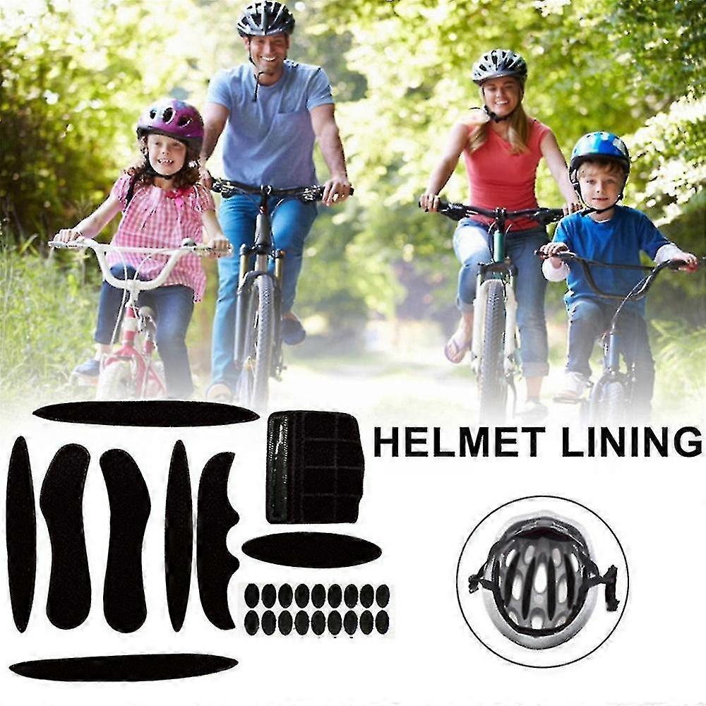 Universal Bicycle Helmet Pads Mountain Bike Removable Helmet Padding Helmet Accessory