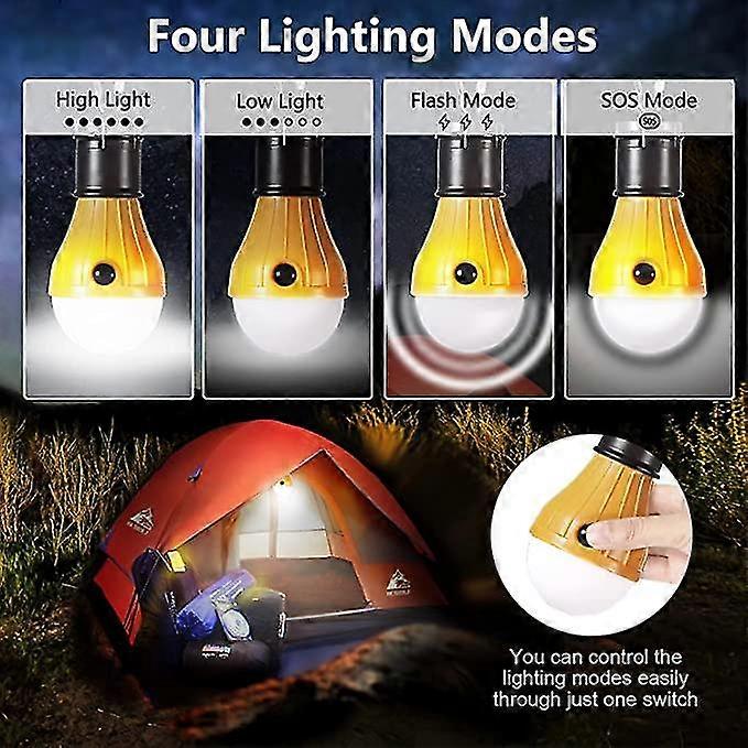 Outdoor Tent Lights 5pcs Color
