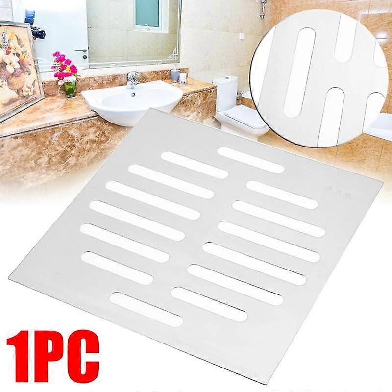 6"/15cm Rustproof Bathroom Drain Cover Stainless Steel Floor Drain Linear for Kitchen Shower Supplies Silver Filter StrainerCraft Pipe Cleaners