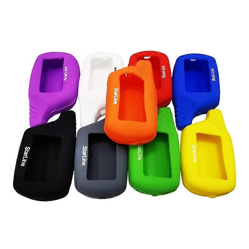 20 Pcs Starline Car Remote 2 Way Alarm Silicone Cover B9/B91/B6/B61/A91/A61/V7 Car Remote Key Protective Shell