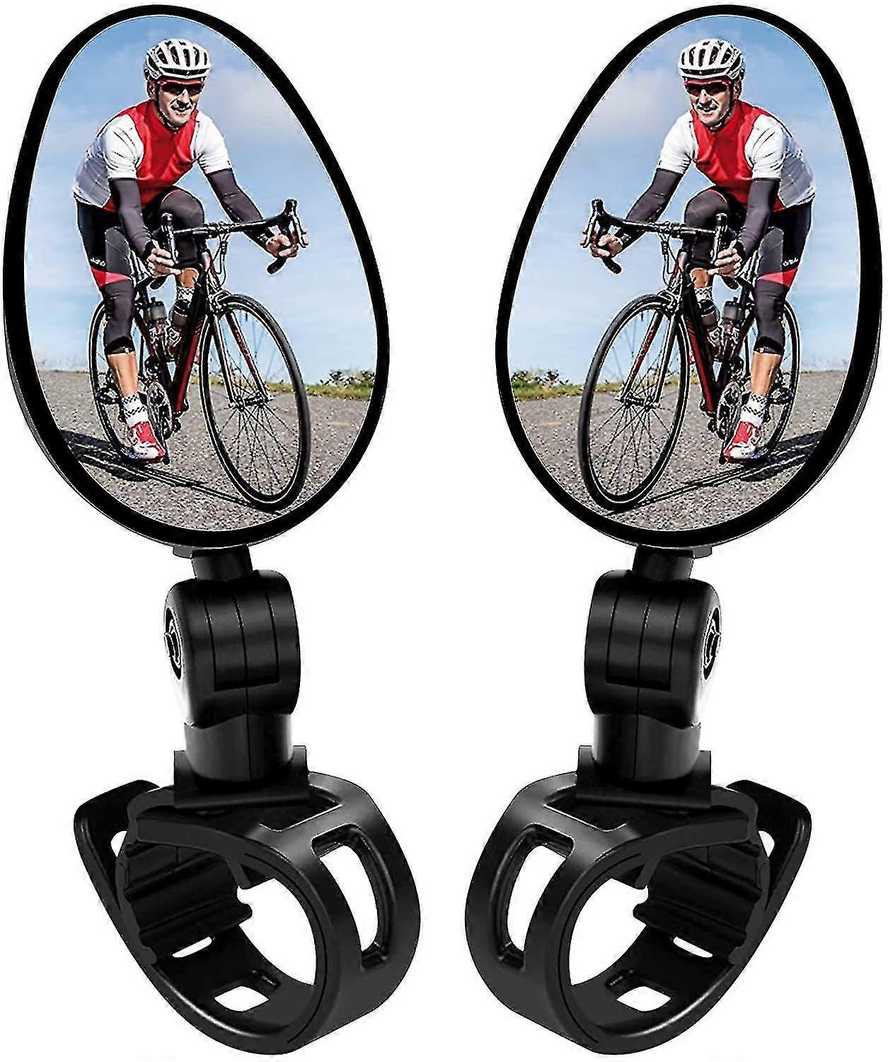 2 Pack Ycle S Mini 360 Rotaty View Camera Bar Glass S For Bike Ycle Ebike Scooter Left