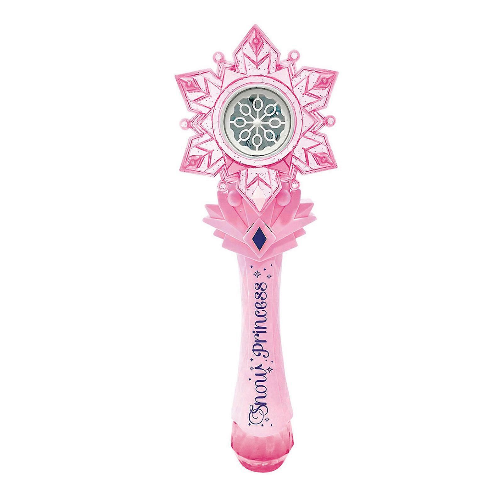 Bubble Toys Fairy Wand Foam Play LESS NOISE Interactive Fully Automatic With Detachable Wings Cartoon Luminous Flashing