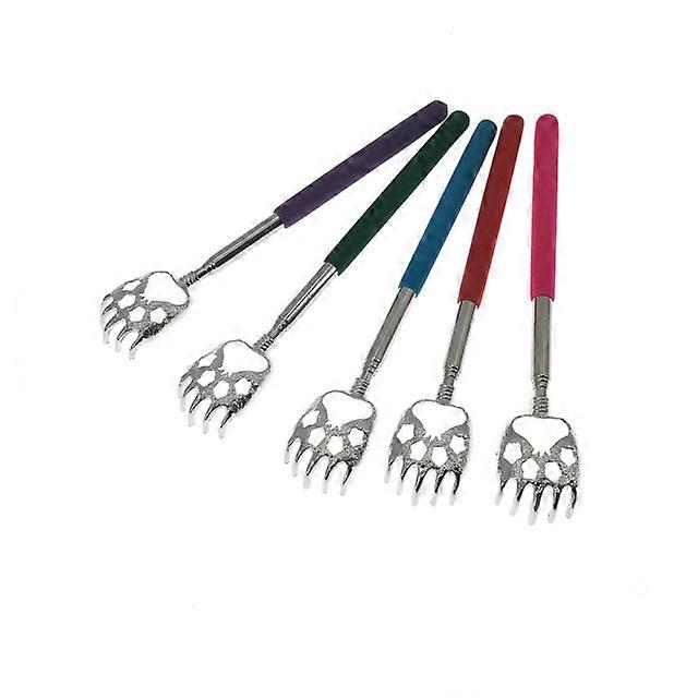 2pc New Portable Random Color Convenient Claw Telescopic Back Scratcher For Massage