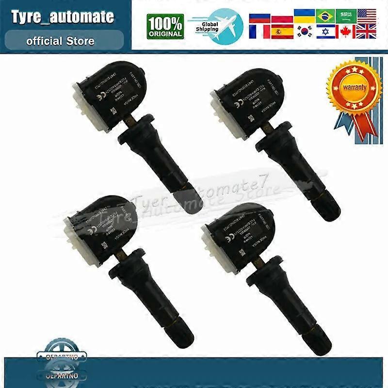 Sensori TPMS Compatibili Ford Focus - 4 Pezzi, Sostituzione Per EV6T-1A180-CC, EV6T-1A150-CB, Monitoraggio Pressione Pneumatici