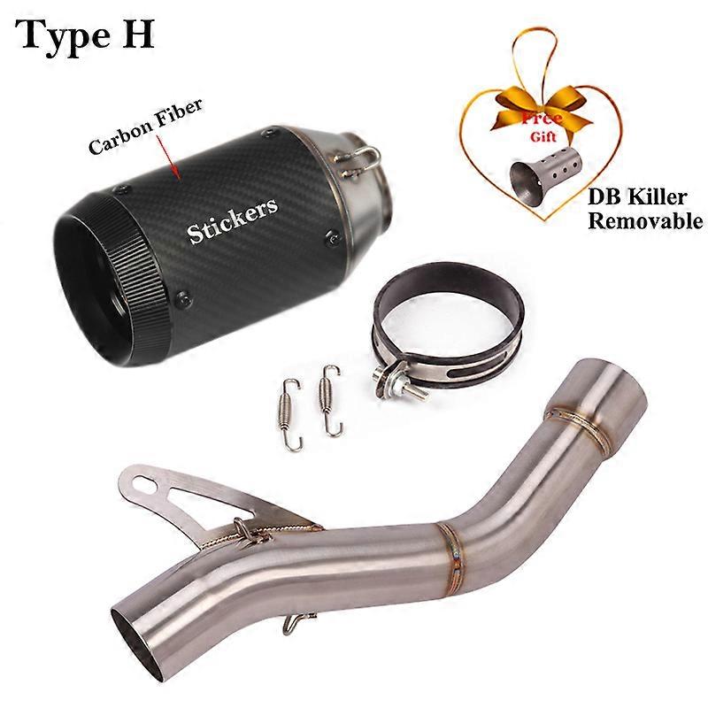 Silenciador de tubo de Escape para motocicleta, sistema DB Killer para DUCATI Monster 821, 1200, 2014, 2015, 2016