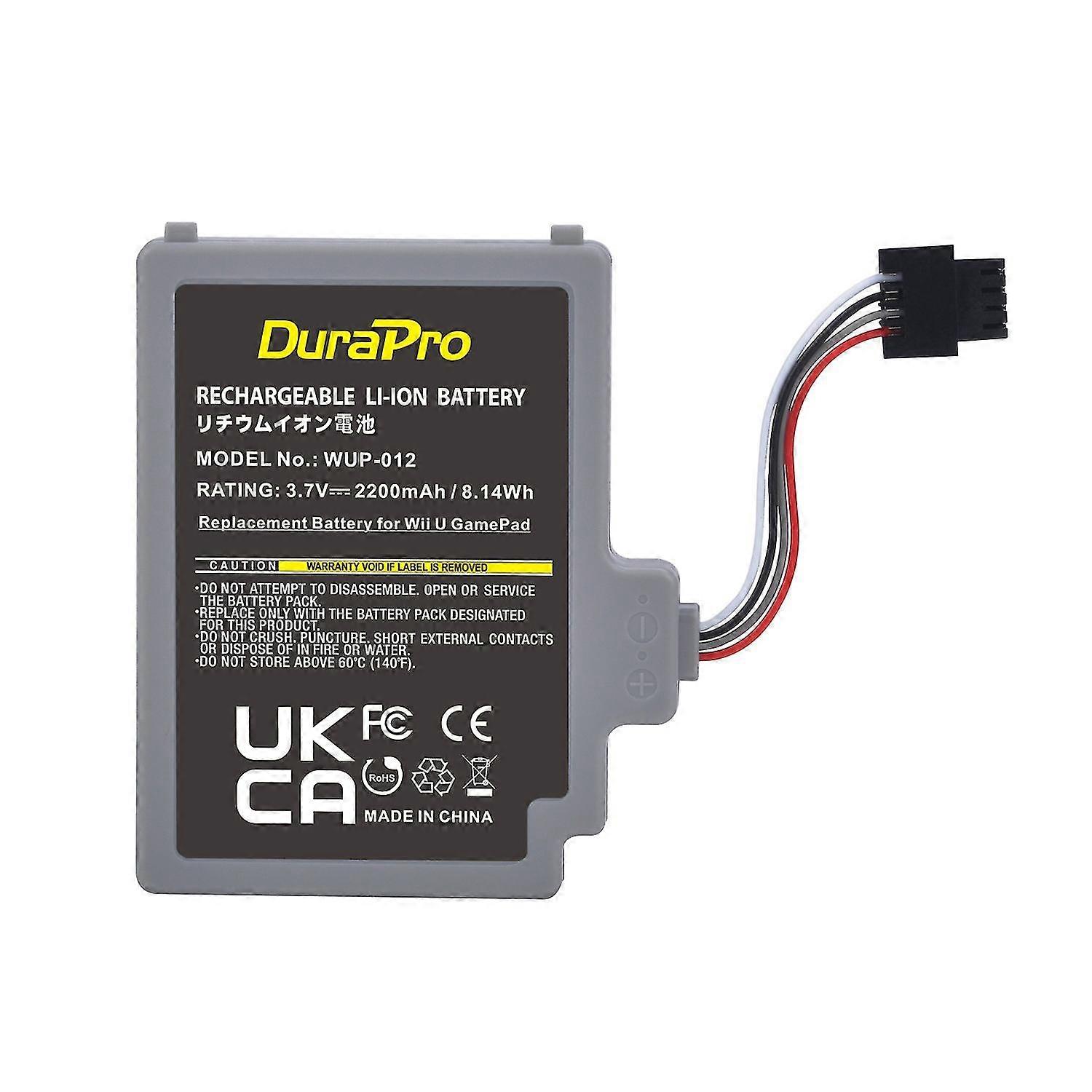 2200mAh WUP 012 WUP012 Battery compatible with Nintendo WUP-010 WUP-012 Wii U GamePad Game Controlle