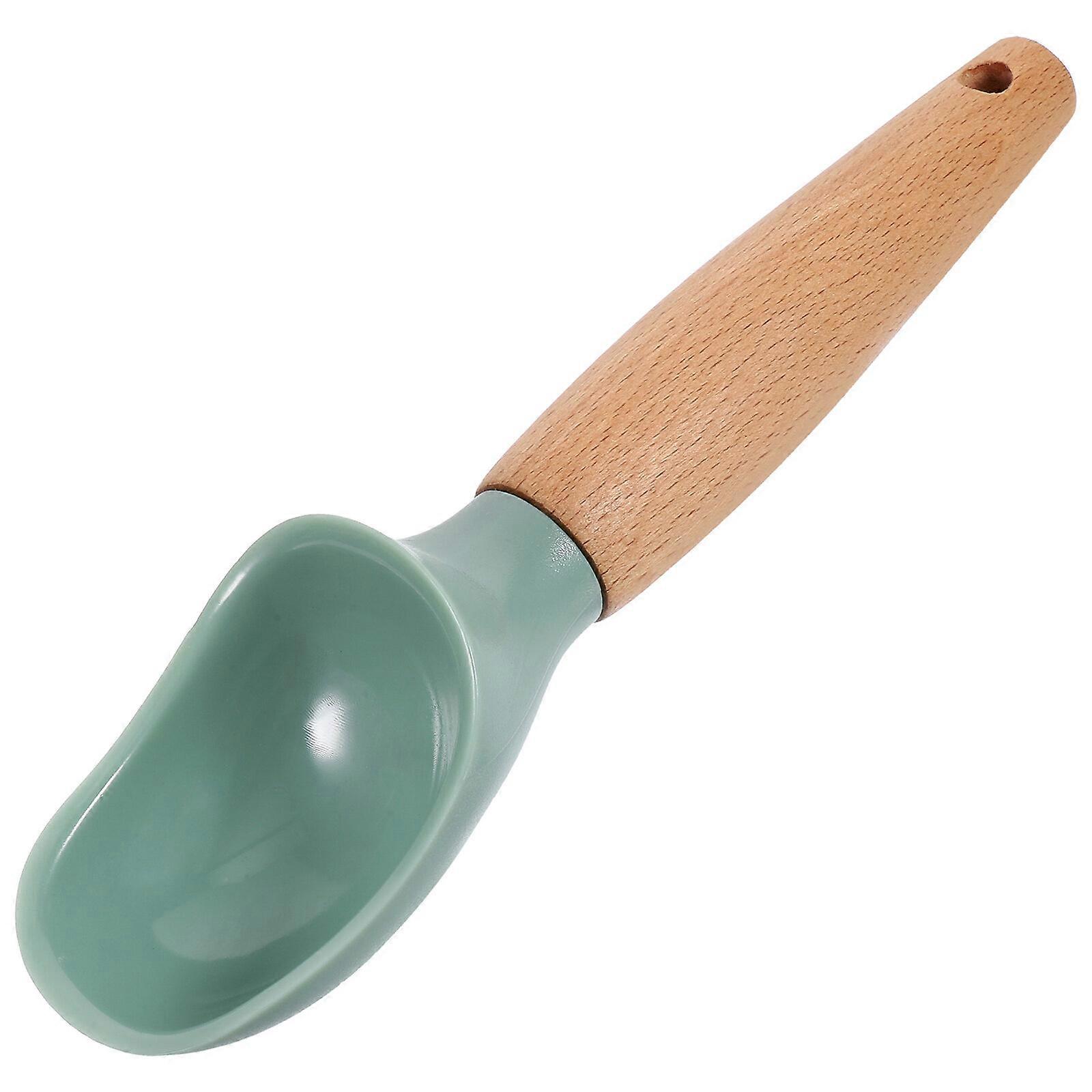 2pcs Ice Cream Scooper Ice Cream Spade With Ergonomic Wooden Handle Multi-use Food Scooper