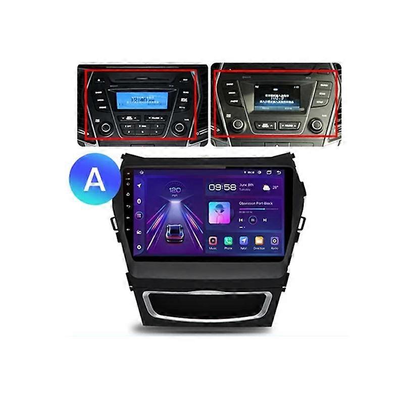 2 Din For Hyundai Santa Fe 3 A 2013-2016 Car Radio Carplay 4g 8-core Wifi Android Auto Car Stereo Car Multimedia Video Player GPS Navigation DSP RDS