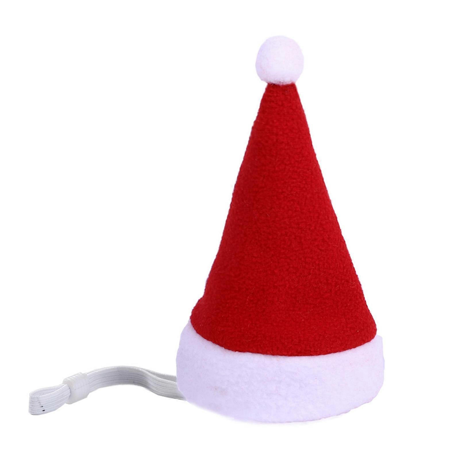 Pet Hat Cute Adjustable Plush Christmas Pet Hat for Party