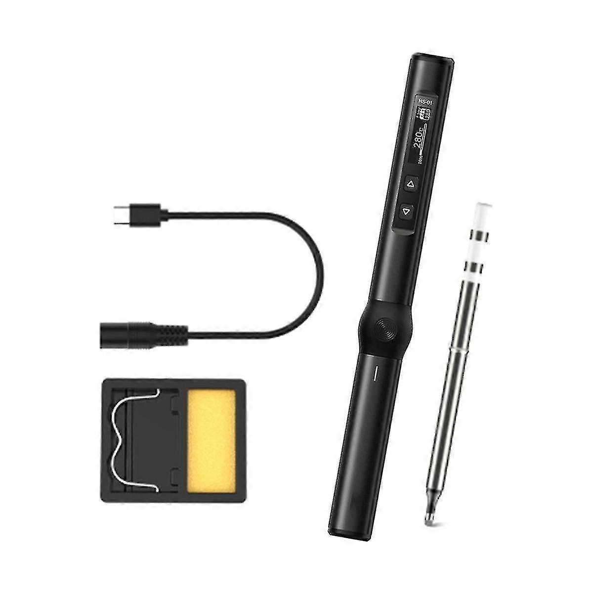 Smart Electric Soldering Iron Pd 65w Adjustable Constant Temperature Fast Heat Portable Soldering