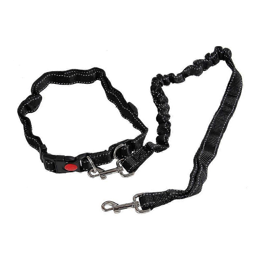 Adjustable Walking Pet Hands Free Elastic Nylon Durable Traction Belt
