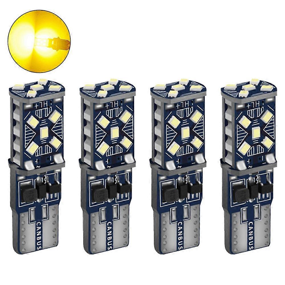 4Pcs T10 W5W LED Car Parking Lights Auto Wedge Turn Side Bulbs Reading Dome Lamp