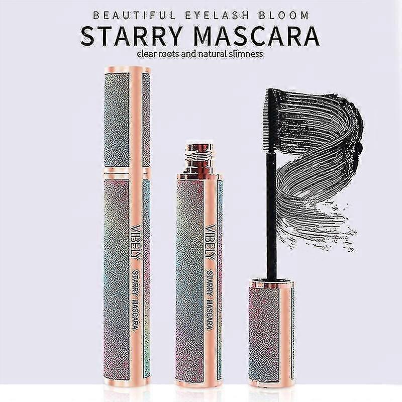 3d Eyelash Mascara Waterproof Fast Dry Eyelash Bright Starry Makeup
