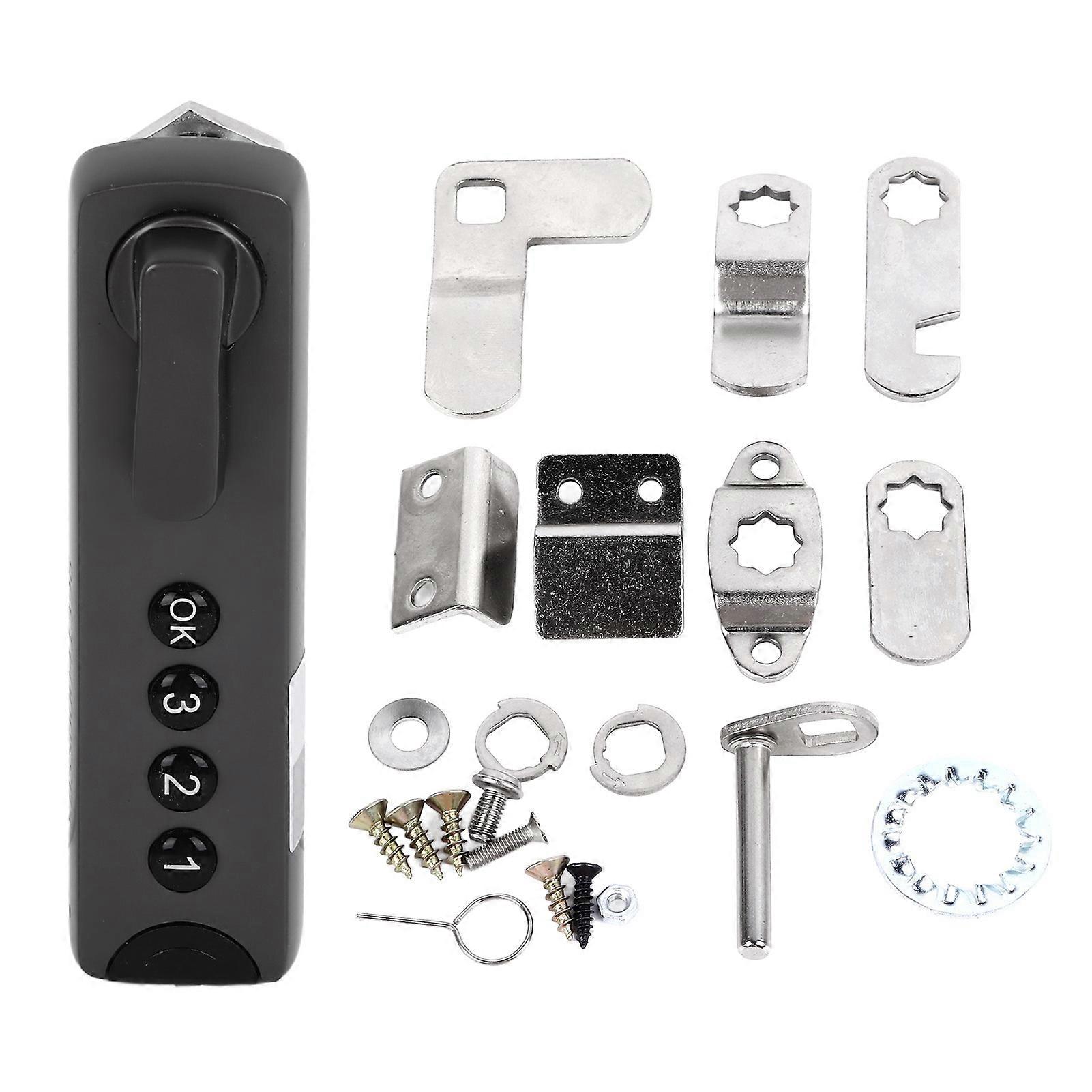 Combination Cabinet Lock Electronic Digital Code Automatic Lock Drawer Password Lock for Office File Cabinet Wardrobes