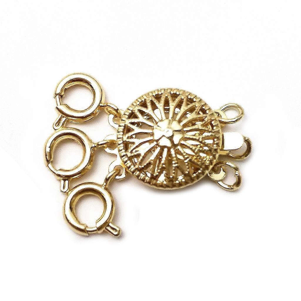  Multi Strands Clasps Layering Necklace Clasp Separator for Stackable Chains DIY