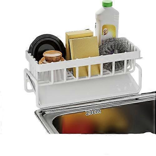 Kitchen Sponge Storage Rack Household Multifunctional Sink Side Drain Rack Steel Wool Rack