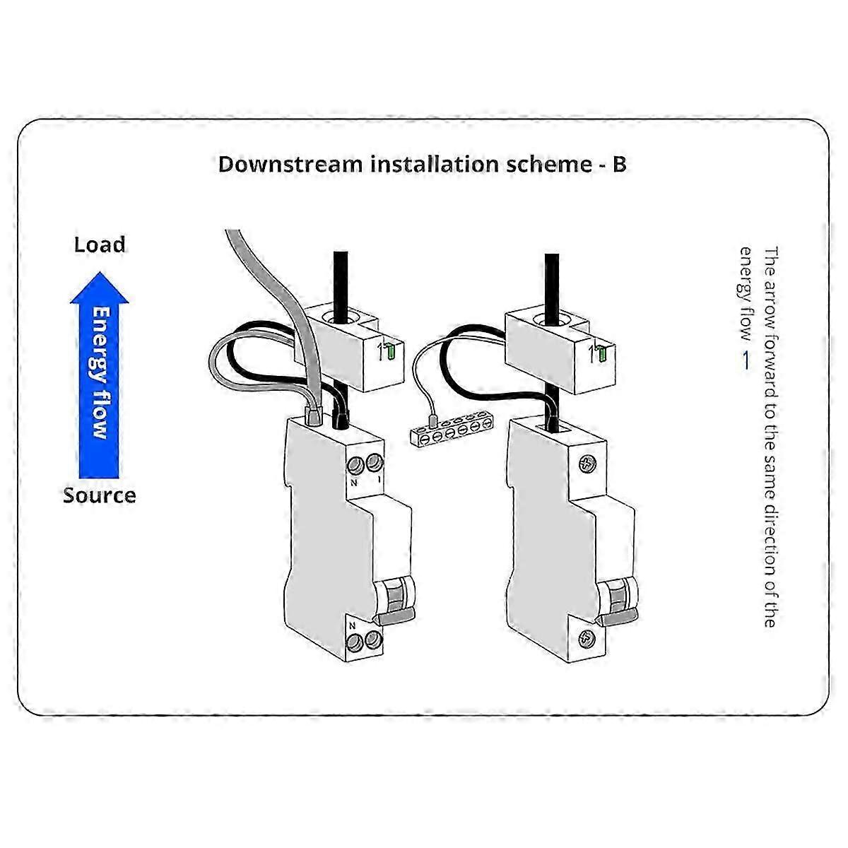 Tuya Zigbee Mini Energimåler Elektrisk Monitorsensor Realtidsmåling Support Zigbee2mqtt Hjem A