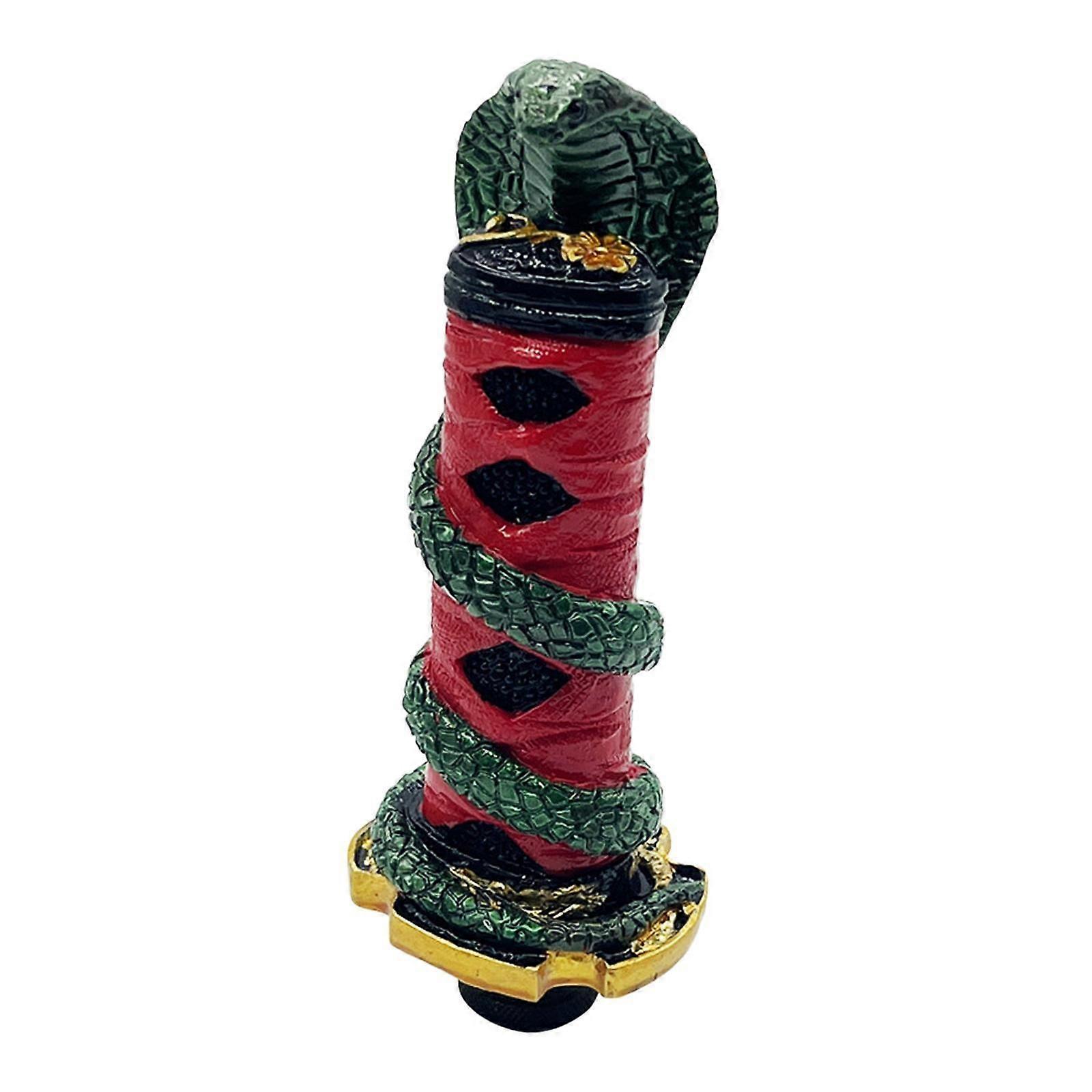 Car Gear Shifter Knob Replace Snake Shape Easy to Install Shifter Lever Knob green