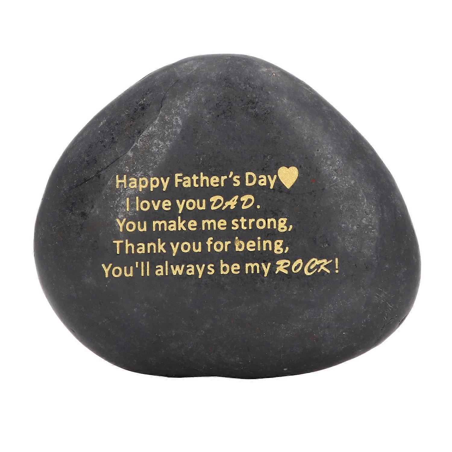 صخور سوداء محفورة لأبي اليد منحوتة جميلة التعبير عن الحب عيد الأب حجر محفور 