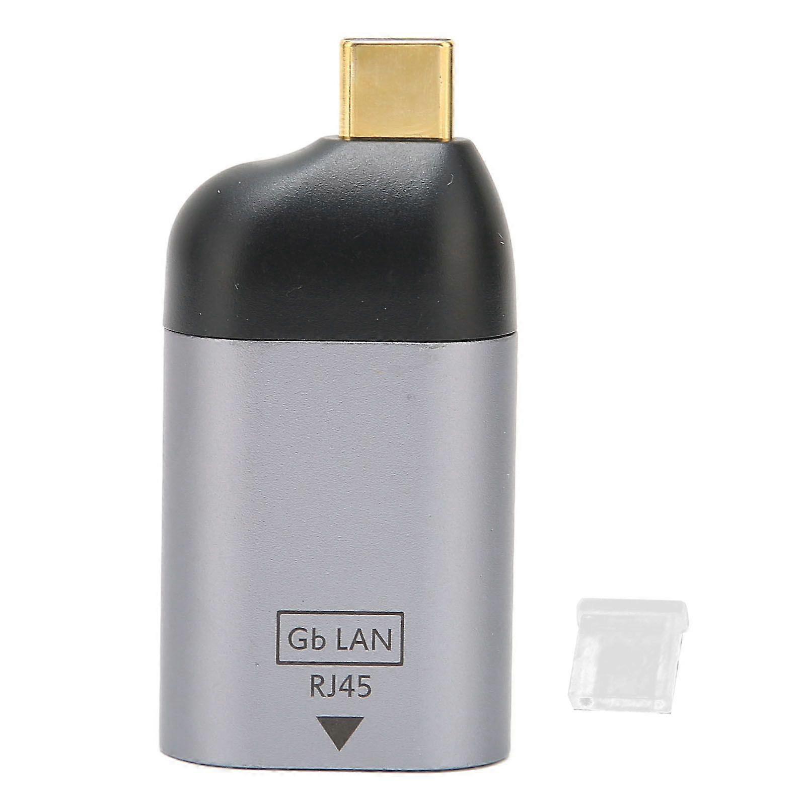 USB C naar Ethernet Adapter USB C naar RJ45 Gigabit Ethernet LAN-netwerkadapter voor MacBook PC Smartphone