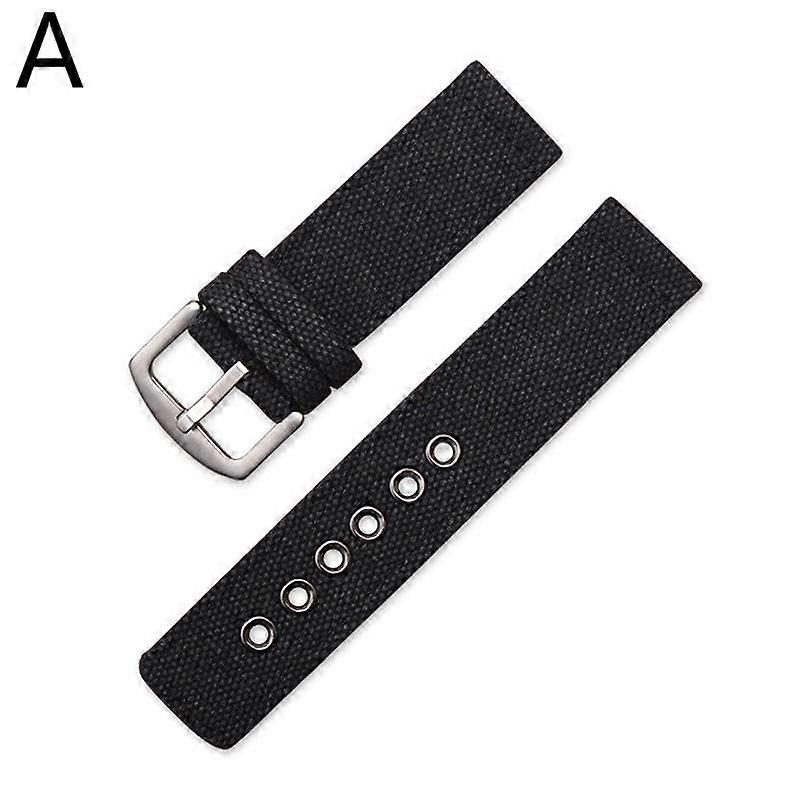 1PC Sports Camouflage Nylon Strap Canvas Watchband Replacement Watch Band Handmade High Quality