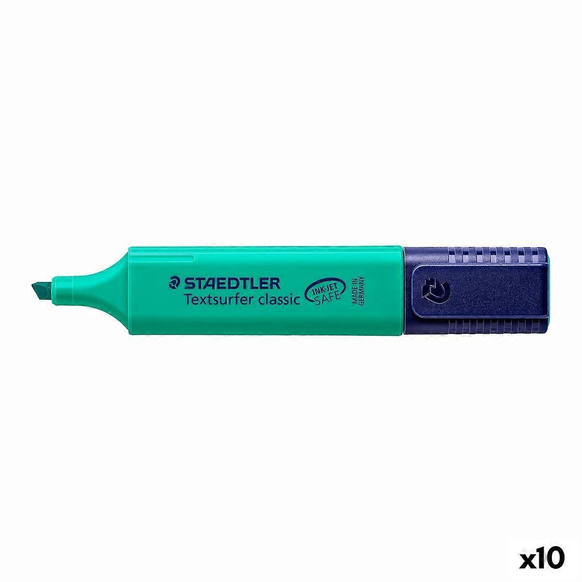 Fluorescent Marker Staedtler Textsurfer Classic Turquoise (10 Units)