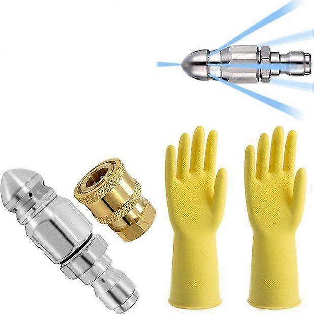 High-pressure nozzle cleaning tool