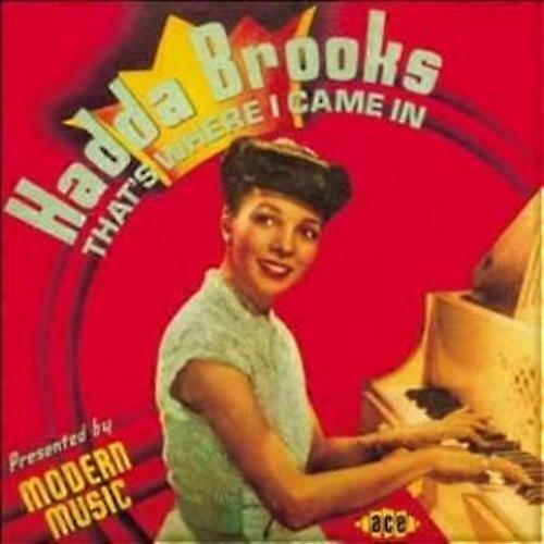 ハダ・ブルックス Thats Where I Came In CD (2005)