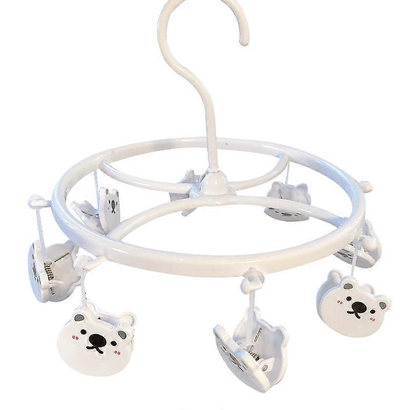 Plastic hanging clothes drying rack for student dormitories