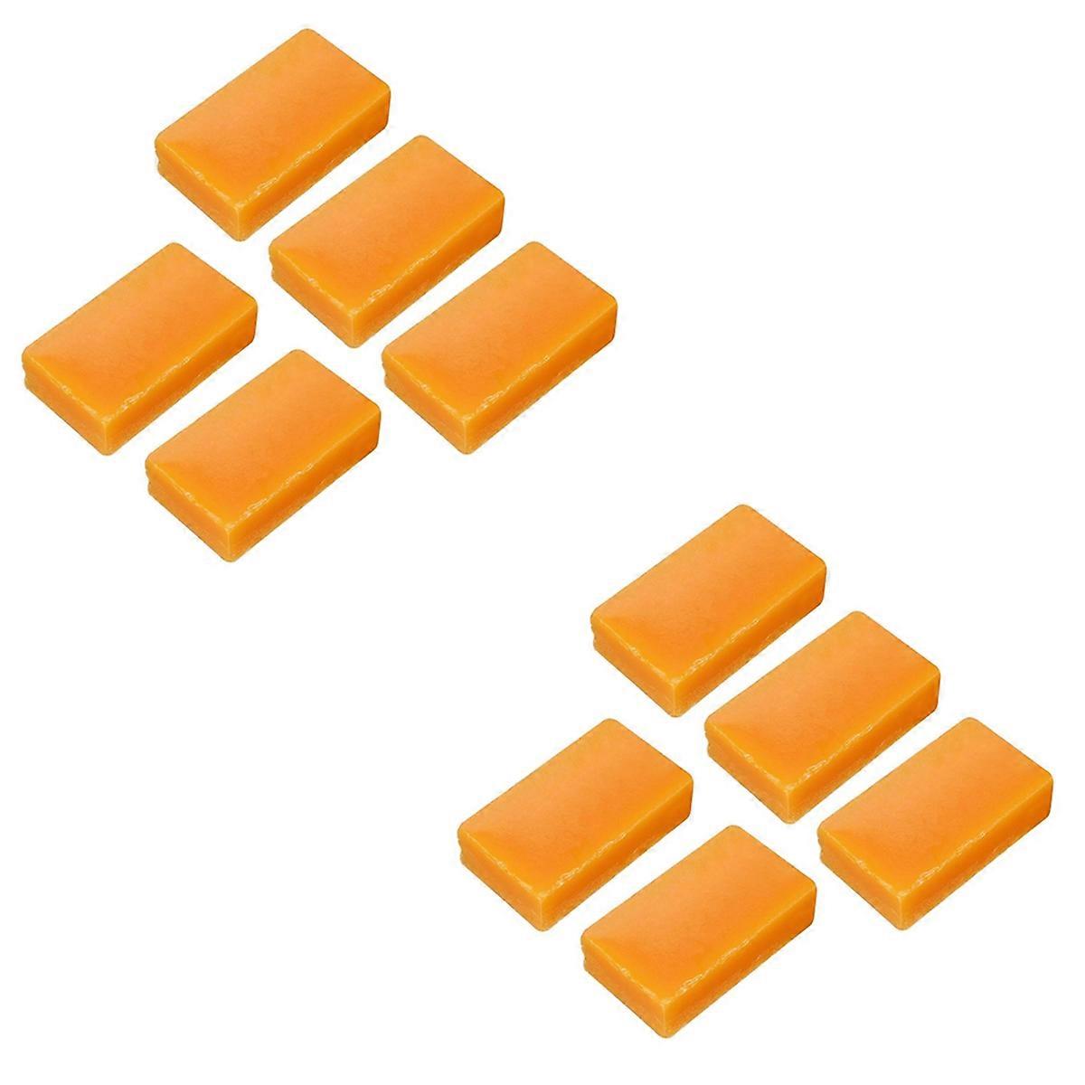 Beeswax Block, Thread Line Wax Sewing Supplies DIY Tool Rectangle, Beeswax Leather Craft 10PCS