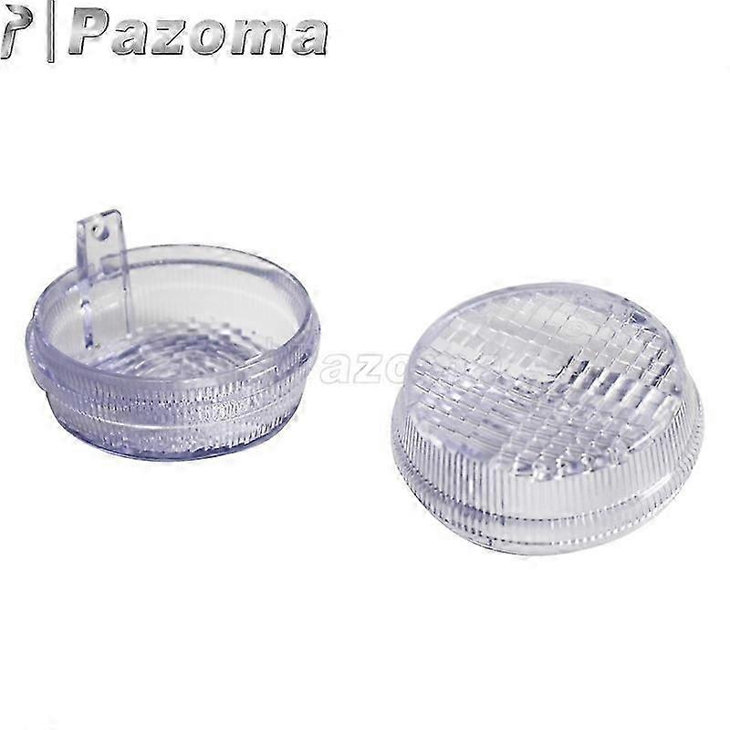 Motocykl Przedni tylny kierunkowskaz Okrągła osłona obiektywu do Kawasaki Vulcan 1600 Classic Nomad Honda Cruisers Shadow Ace 2,75 "Oświetlenie pojazdu silnikowego