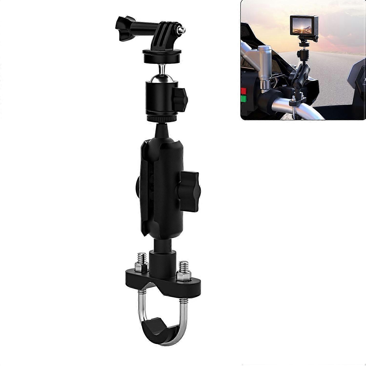 CS-1190A2 Motorcycle Bike Action Camera Recorder Mobile Phone Fixing Bracket Holder, Handlebar Version CS-1134A1