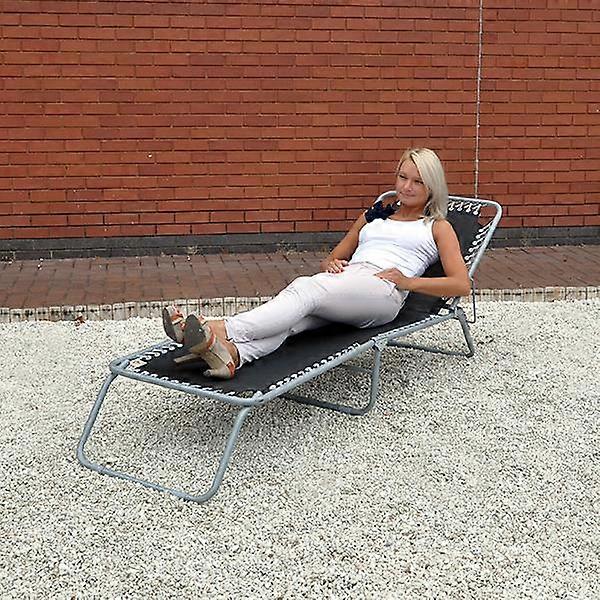 Lightweight Multi Position Textoline Adjustable Sun Lounger Chair