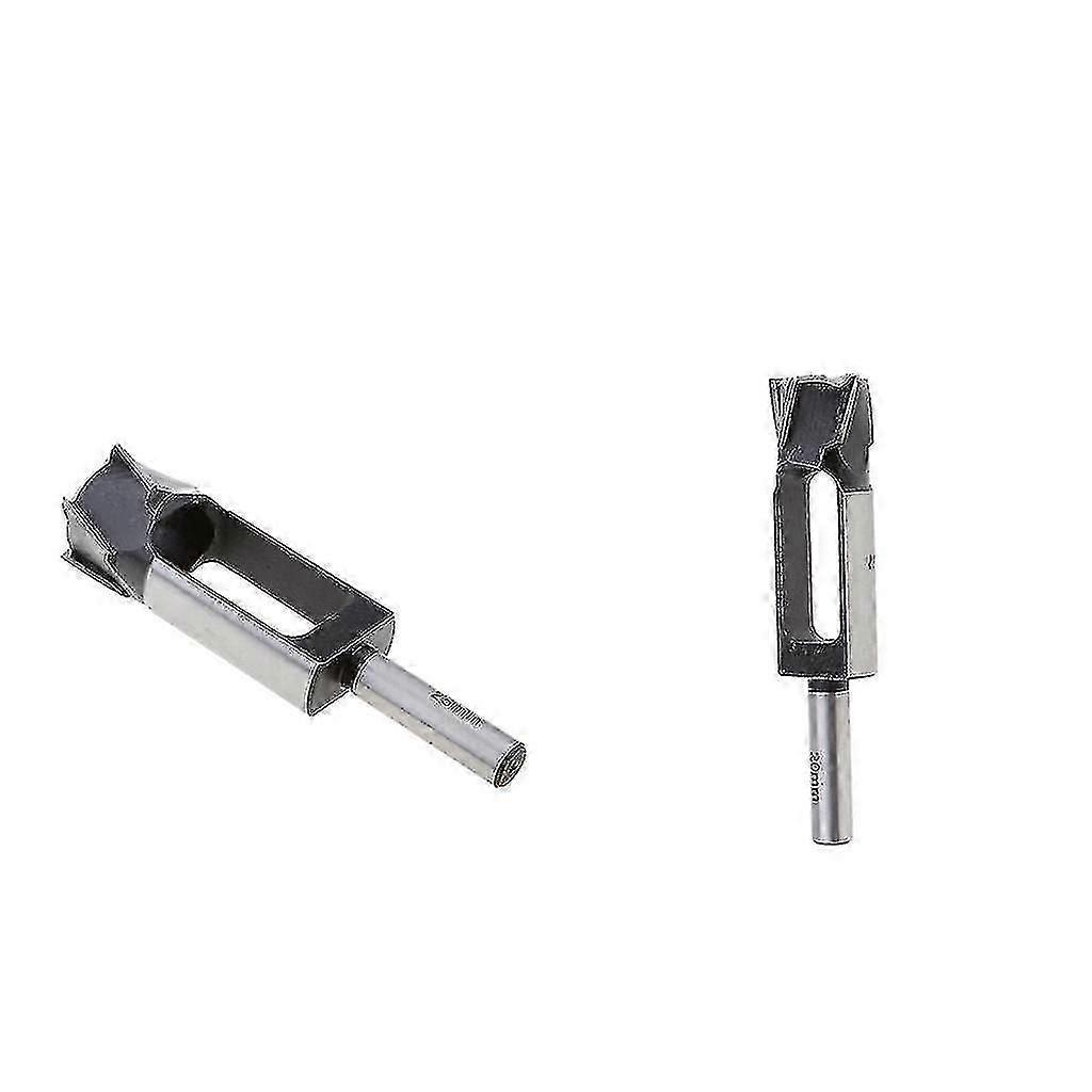 2pcs (25mm&20mm) Wood Plug Hole Cutter Cutting Dowel Maker Worktop Tools 1/2