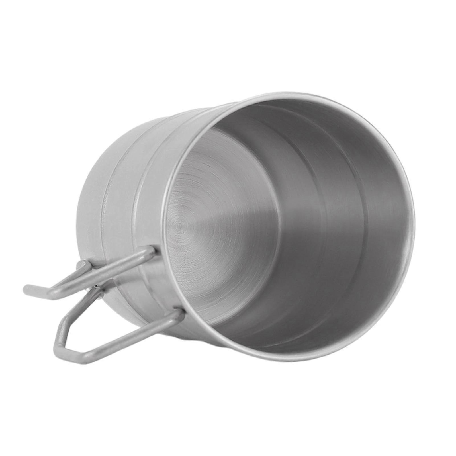 Backpacking Cup Camping Coffee Travel Metal Cup Tea Cup Tea Party Great for Outdoor Events Picnics Party Ultra-durable