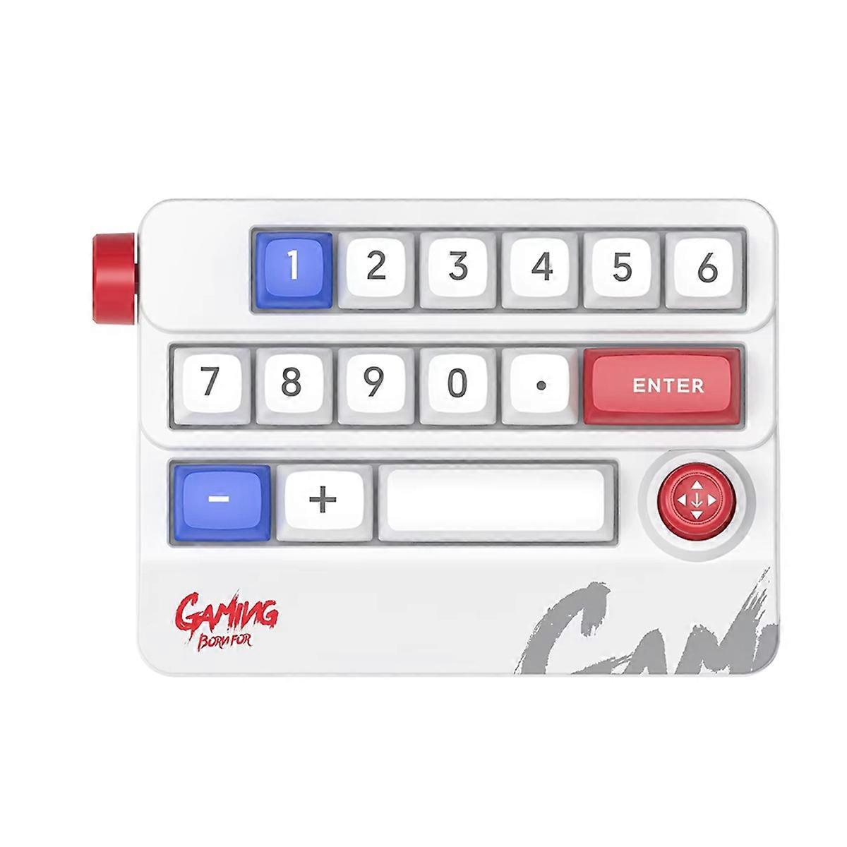 Portable Joystick Mechanical Keyboard Full Hot Swappable Key RGB Backlight Wired Programmable Game Keyboard ForDesktop,A