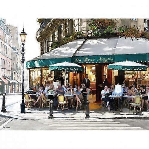 Richard Macneil Corner Cafe Canvas Print