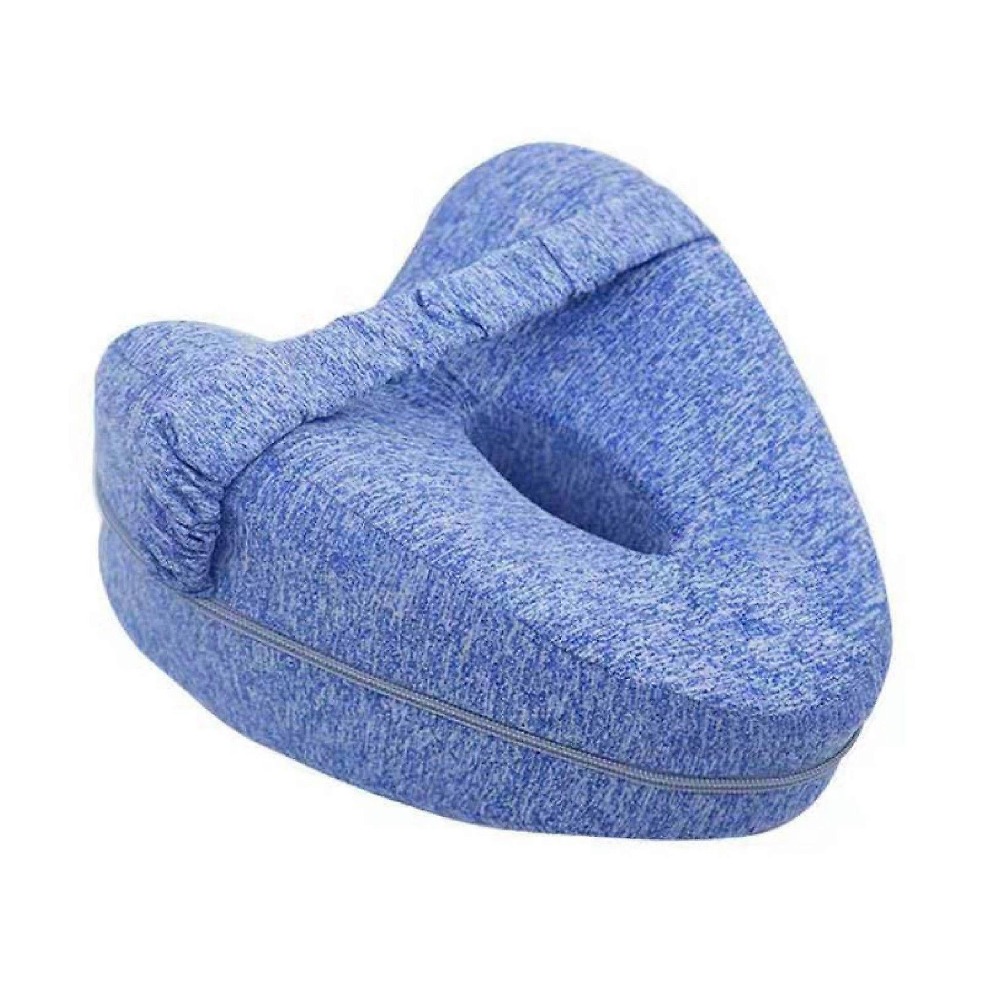 Orthopedic Leg & Knee Cushion Ergonomic Leg Cushion Viscoelastic Pillow With Memory Foam And Foam For Sciatica, Back Pain And Joint Pain.