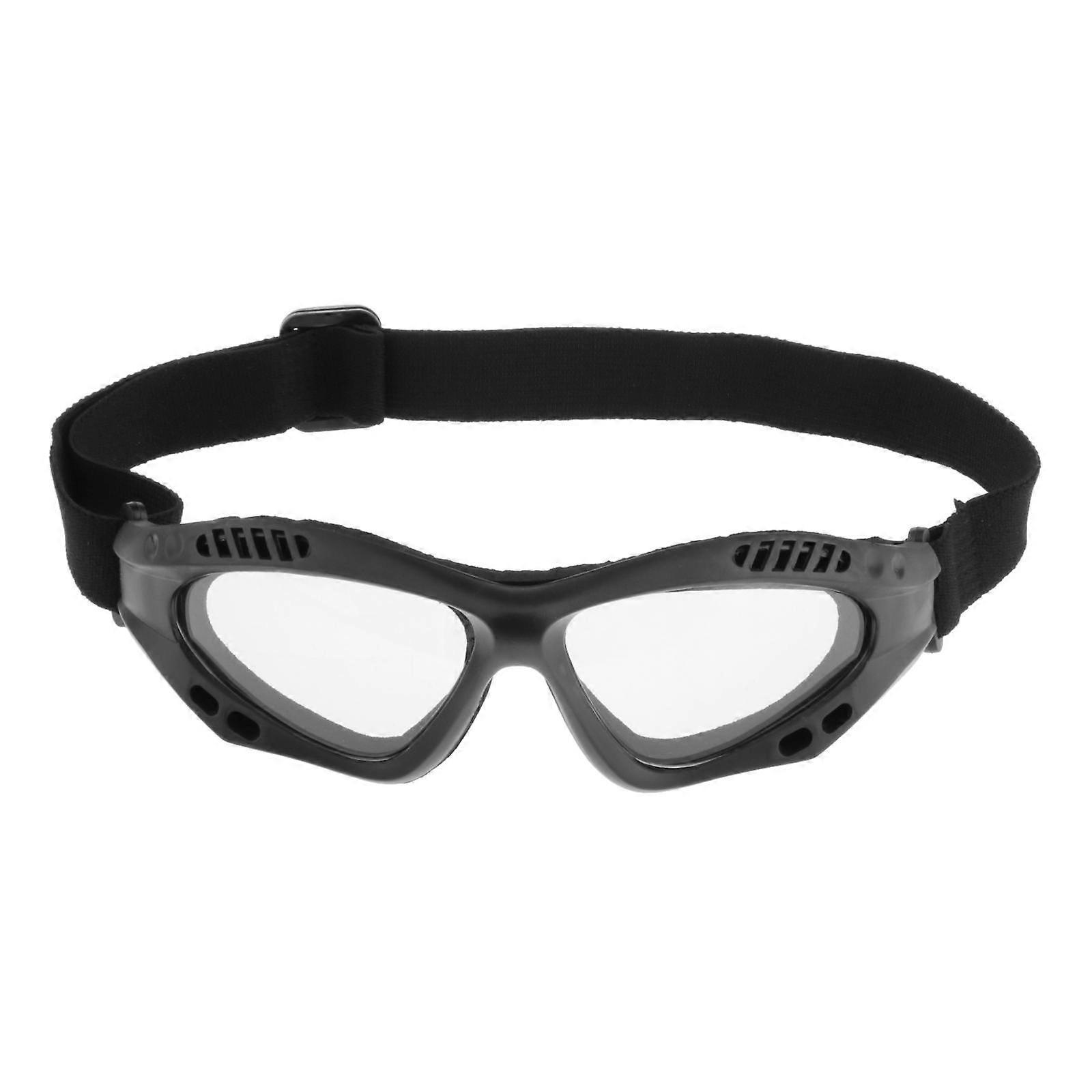 Safety Goggles, Anti Fog Glasses with Adjustable Strap for Riding Shooting