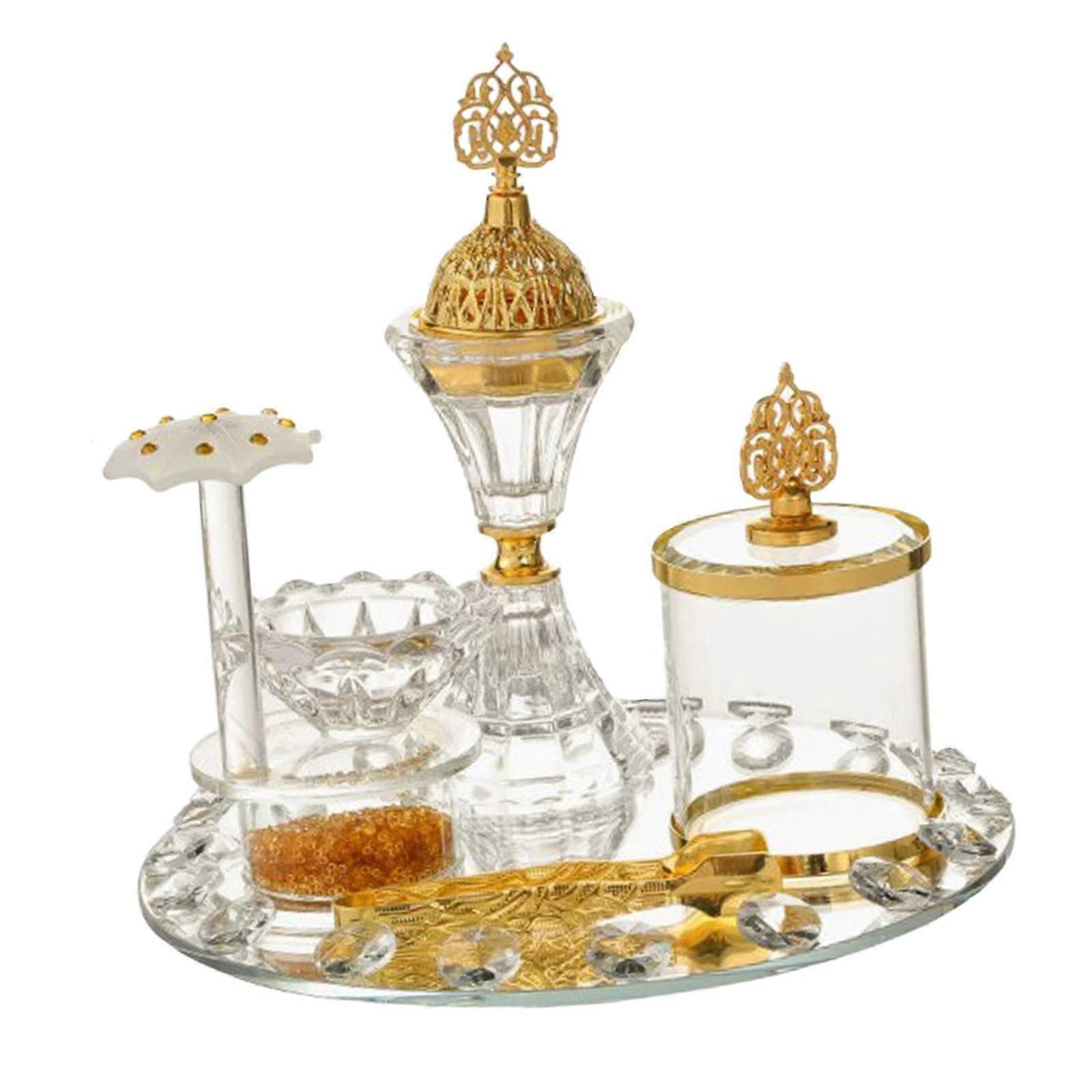 ガラス香バーナーセットリビングルームラマダンオフィスのための伝統的な