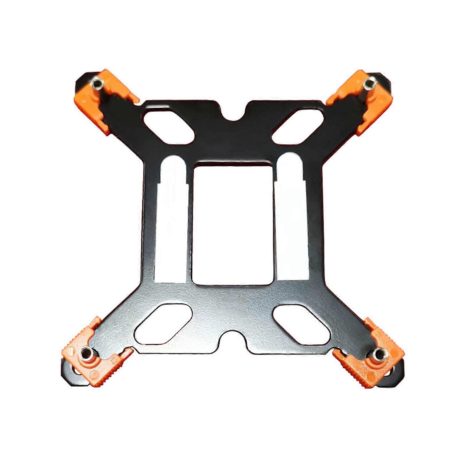 Motherboard Backplate, 1700X/115X CPU Heatsink Mounting Base Radiators Holder Backplate Wide Compatibility CPU Bracket  Yellow